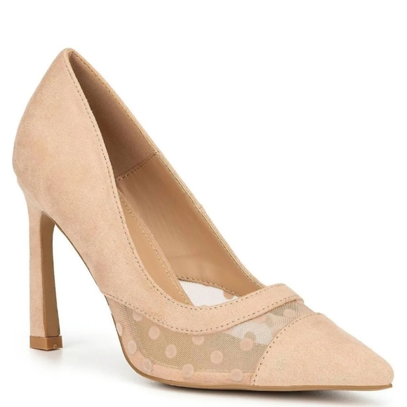 New York & Company Shoes - New York and Company Briar Pump Nude -6.5